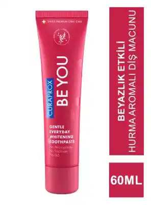 Curaprox Be You Beyazlatıcı - Gin Tonik - Hurma - Diş Macunu - Red 60 ml