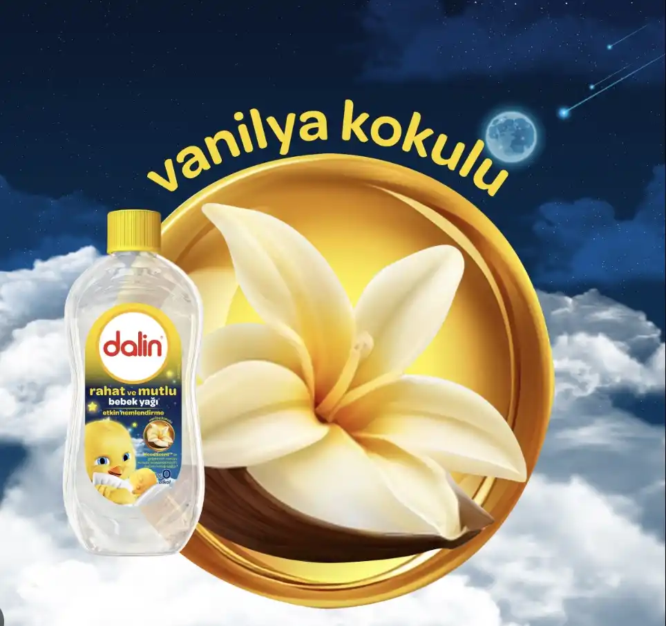 Dalin Vanilya Kokulu Bebek Yağı 200 ml
