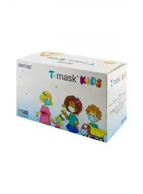 Dentac T-Mask 3 Katlı Çocuk Maskesi 50 Adet