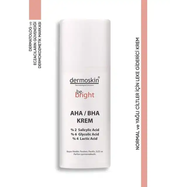 Dermoskin Be Bright AHA/BHA Krem 33 Ml