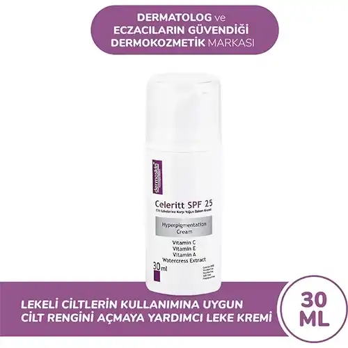 Dermoskin Celeritt SPF 25 Cream 30 ml Bakım Kremi