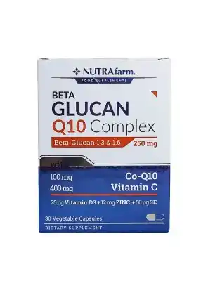 Dermoskin NutraFarm Beta Glukan Q10 Complex 250mg 30 Kapsül