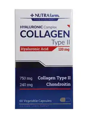 Dermoskin NutraFarm Collagen Hyaluronic Acid Tip2 120mg 60 Kapsül