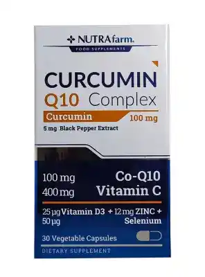 Dermoskin NutraFarm Curcumin 100mg Q10 Complex 30 Kapsül