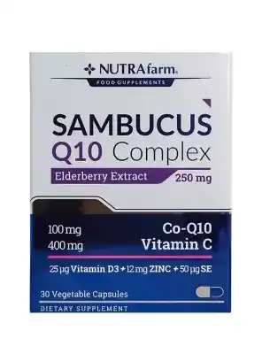 Dermoskin Nutrafarm Sambucus Q10 Complex 30 Kapsül