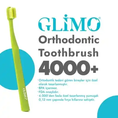 Glimo Ortodontik Diş Fırçası 4000+ Soft