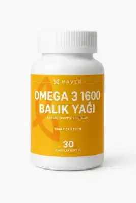 Haver Omega 3 1600 Balık Yağı 30 Kapsül