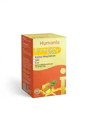 Humanis Bromelain+Krom 60 Tablet