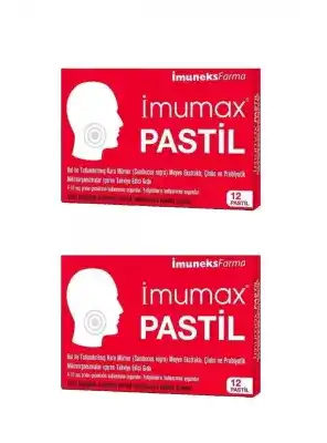 İmuneks Imumax Pastil 12 Adet x 2 Adet
