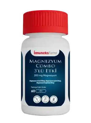 İmuneks Magnezyum Combo 3lü Etki 60 Tablet