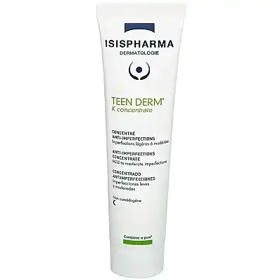 Isis Pharma Teen Derm K Concentrate - Yağlı Cilt Bakım Kremi 30ml