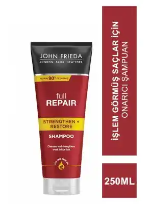 John Frieda Full Repair Shampoo 250 ml İşlem Görmüş Saçlar İçin Onarıcı Şampuan