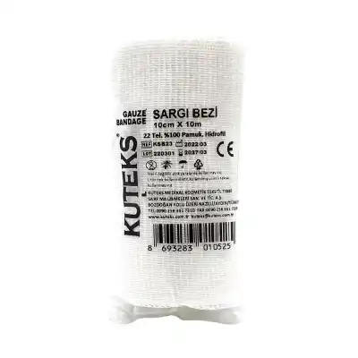 Kuteks Sargı Bezi 10 cm X 10 M