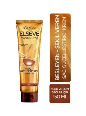Loreal Paris Elseve Mucizevi Yağ Saç Güzelleştirici Krem 150 ml - Kuru ve Sert Saçlar