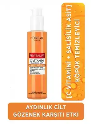 Loreal Paris Revitalift C Vitamini Aydınlatıcı Temizleme Jeli 150 ml