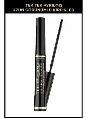 Loreal Paris Telescopic Carbon Black Maskara - Siyah 8 ml