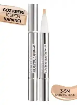 Loreal Paris True Match Göz Kremi İçeren Kapatıcı -2si 1 Arada- 3-5N