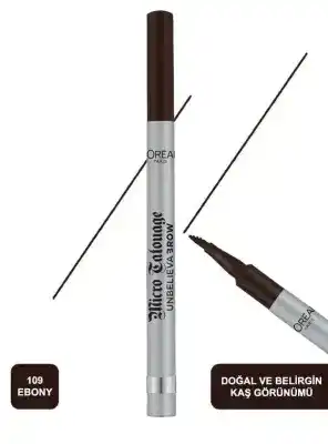 Loreal Paris Unbelieva Brow Micro Tatouage Kaş Kalemi 109 Ebony