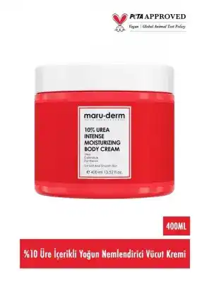 Maruderm %10 Urea (Üre) Yoğun Nemlendirici Vücut Kremi 400 ML