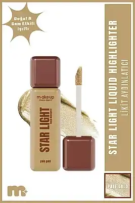 Maruderm Islak Bitişli Likit Aydınlatıcı - Highlighter Pale Gold