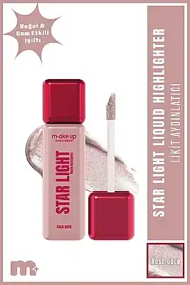 Maruderm Islak Bitişli Likit Aydınlatıcı - Highlighter Rose Gold