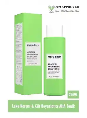Maruderm Leke Karşıtı Cilt Beyazlatıcı Laktik Asit %5 Glikolik Asit %1 Aha Tonik 250 Ml