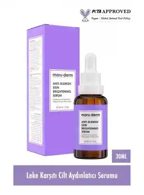 Maruderm Leke Karşıtı Ve Beyazlatıcı Cilt Bakım Serumu 30 ml