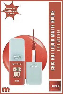 Maruderm Uzun Süre Kalıcı Kadifemsi Mat Likit Ruj – Liquid Matte Rouge Bricks