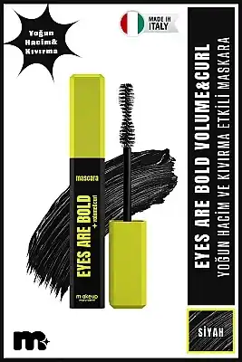 Maruderm Yoğun Hacim ve Kıvırma Etkili Maskara – Volume & Curl Mascara