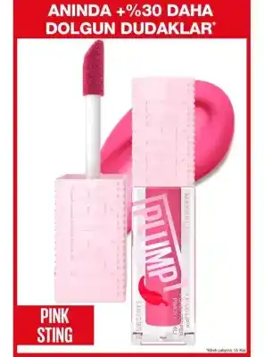 Maybelline Lifter Plump Dudak Parlatıcısı - Pink Sting - 003 -