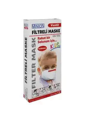 Minion Filtreli Çocuk Maske 2li MN 954