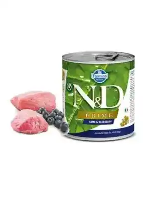 N&D Prıme Lamb & Blueberry - Kuzu & Yaban Mersini  Köpek Konserve 285 Gr