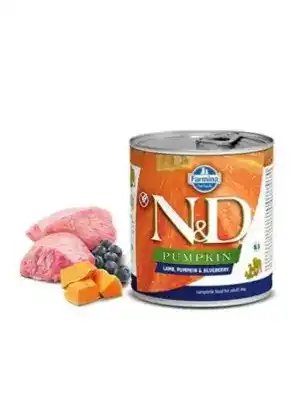 N&D Pumpkın  Lamb & Blueberry Köpek Konserve 285 Gr