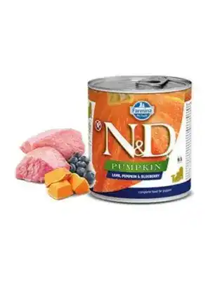 N&D Pumpkın  Lamb & Blueberry Puppy Köpek Konserve 285 Gr