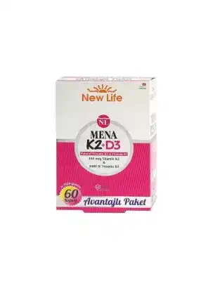 New Life Mena K2+D3 60 Kapsül