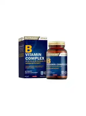 Nutraxin B Complex Vitamin 60 Kapsül