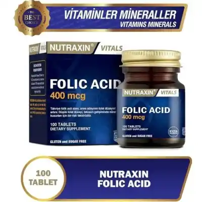 Nutraxin Folic Acid 100 Tablet