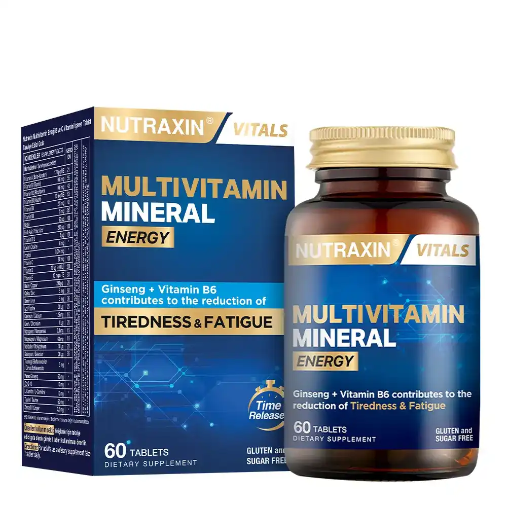 Nutraxin Multivitamin Mineral Energy 60 Tablet