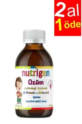 Nutrigen Üzüm Çekirdeği Ekstreli Şurup 200 ml - 2AL1ÖDE