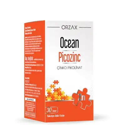 Ocean Picozinc Çinko 30+15 Tablet