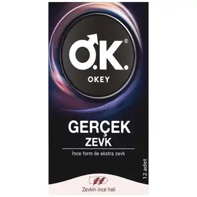 Okey Prezervatif Gerçek Zevk 12li