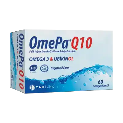 OmePa Q10 Omega3 & Ubikinol 60 Kapsül