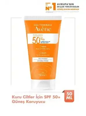 OUTLET - Avene Creme Kuru Ciltler için SPF 50+ Güneş Koruyucu