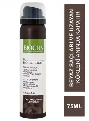 OUTLET - Bioclin Bio Colorist Touch Up Sprey - Light Brown - 75 ml