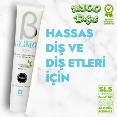 OUTLET-Glimo Beta Doğal Diş Macunu 75 ml
