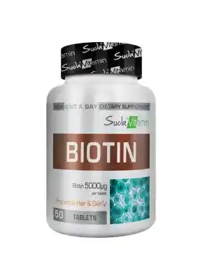 Outlet - Suda Vitamin Biotin 5000mcg 50 Tablet