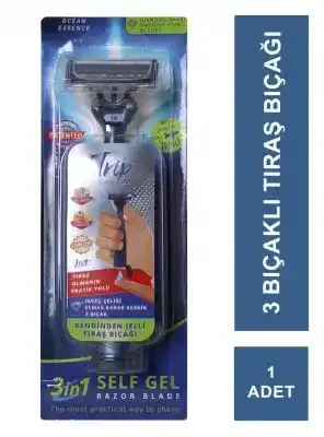 OUTLET - Trip Kendiliğinden Jelli Tıraş Bıçağı - Seyahat Boy