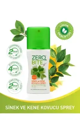 OUTLET - Zerobite Bitki Özlü Sinek ve Kene Kovucu Sprey 100 ml