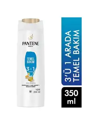 Pantene Pro-V 3ü 1 Arada Temel Bakım Şampuanı 350 ml