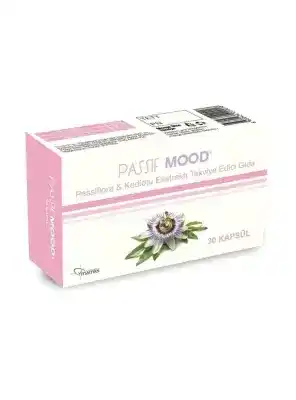 Passif Mood  Passiflora Ekstraktı Takviye Edici Gıda 30 Kapsül
